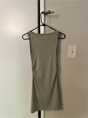 Divided H&M Olive Midi Dress with Side Detail Size XS